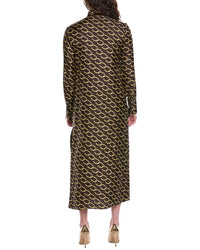 Oscar De La Renta Silk Maxi Dress