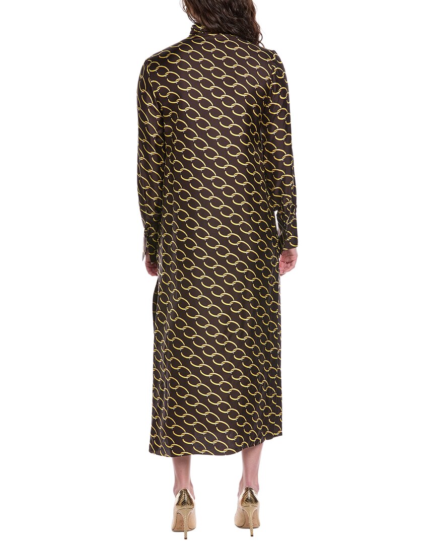 Oscar De La Renta Silk Maxi Dress