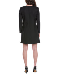 Oscar De La Renta Wool-Blend Shift Dress