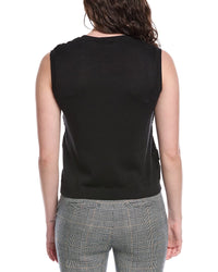 Oscar De La Renta Silk-Blend Tank