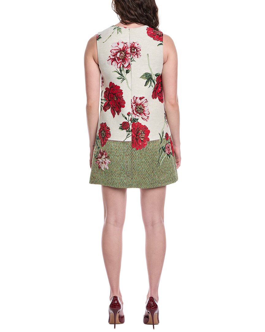 Oscar De La Renta Silk-Lined Shift Dress