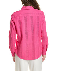Foxcroft Zoey Eyelet Shirt