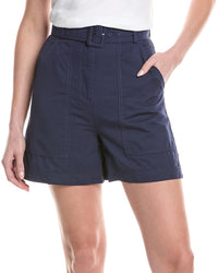 Max Mara Cirino Linen-Blend Short