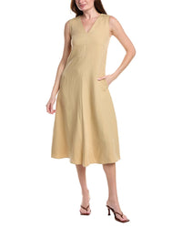 Weekend Max Mara Egoista Linen-Blend Midi Dress