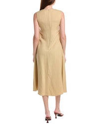 Weekend Max Mara Egoista Linen-Blend Midi Dress