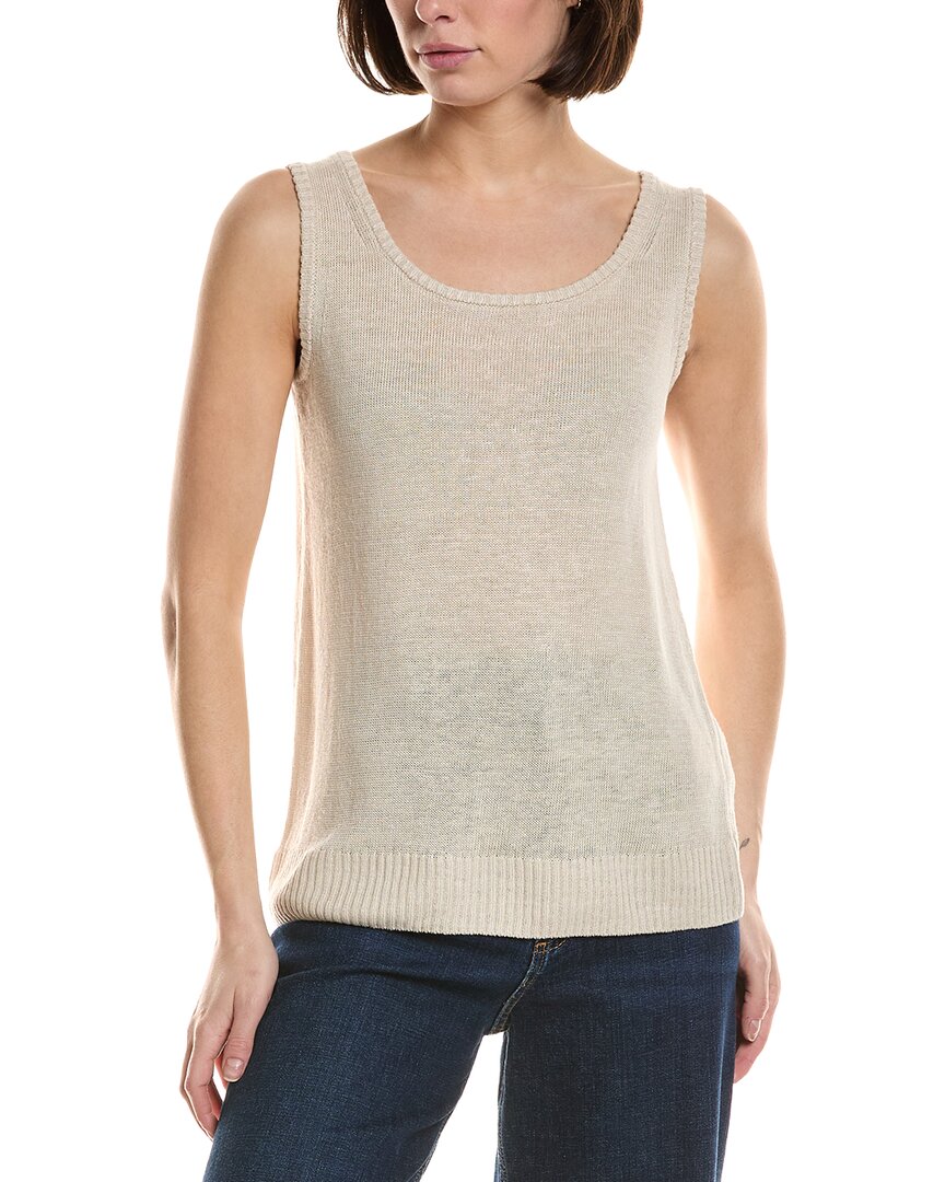Max Mara Baccano Linen Tank Top