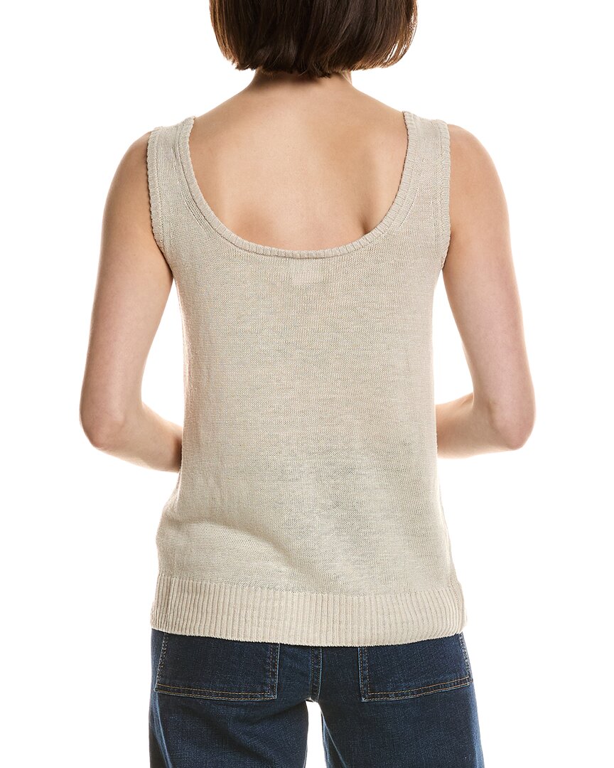 Max Mara Baccano Linen Tank Top