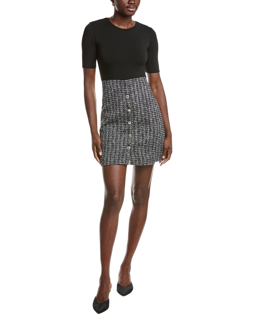 Maje 2Pc Tweed Mini Dress & Jacket Set