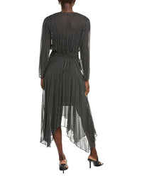 Maje Handkerchief Midi Dress