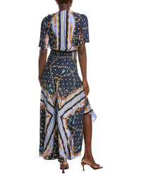 Maje Flutter Maxi Dress