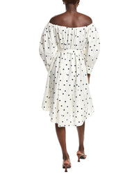 Maje Off-The-Shoulder Shirtdress