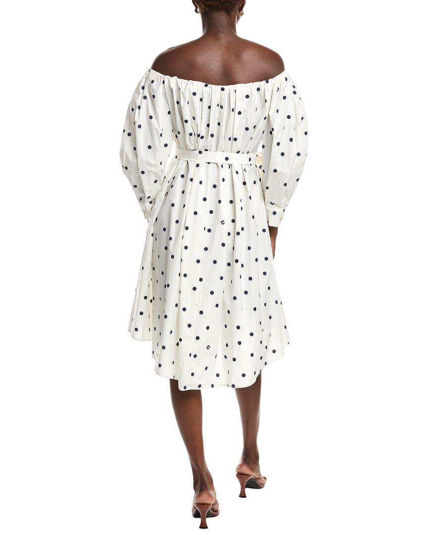 Maje Off-The-Shoulder Shirtdress