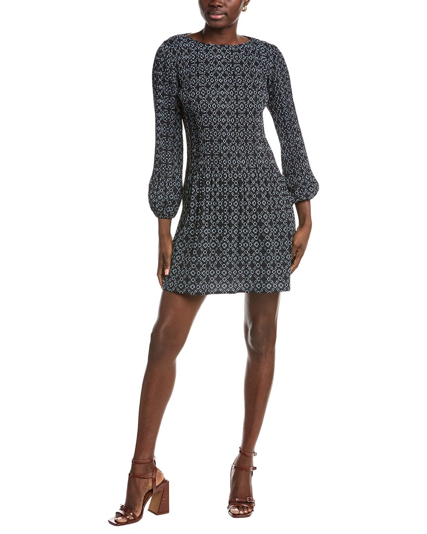 Maje Accordion Pleated Mini Dress