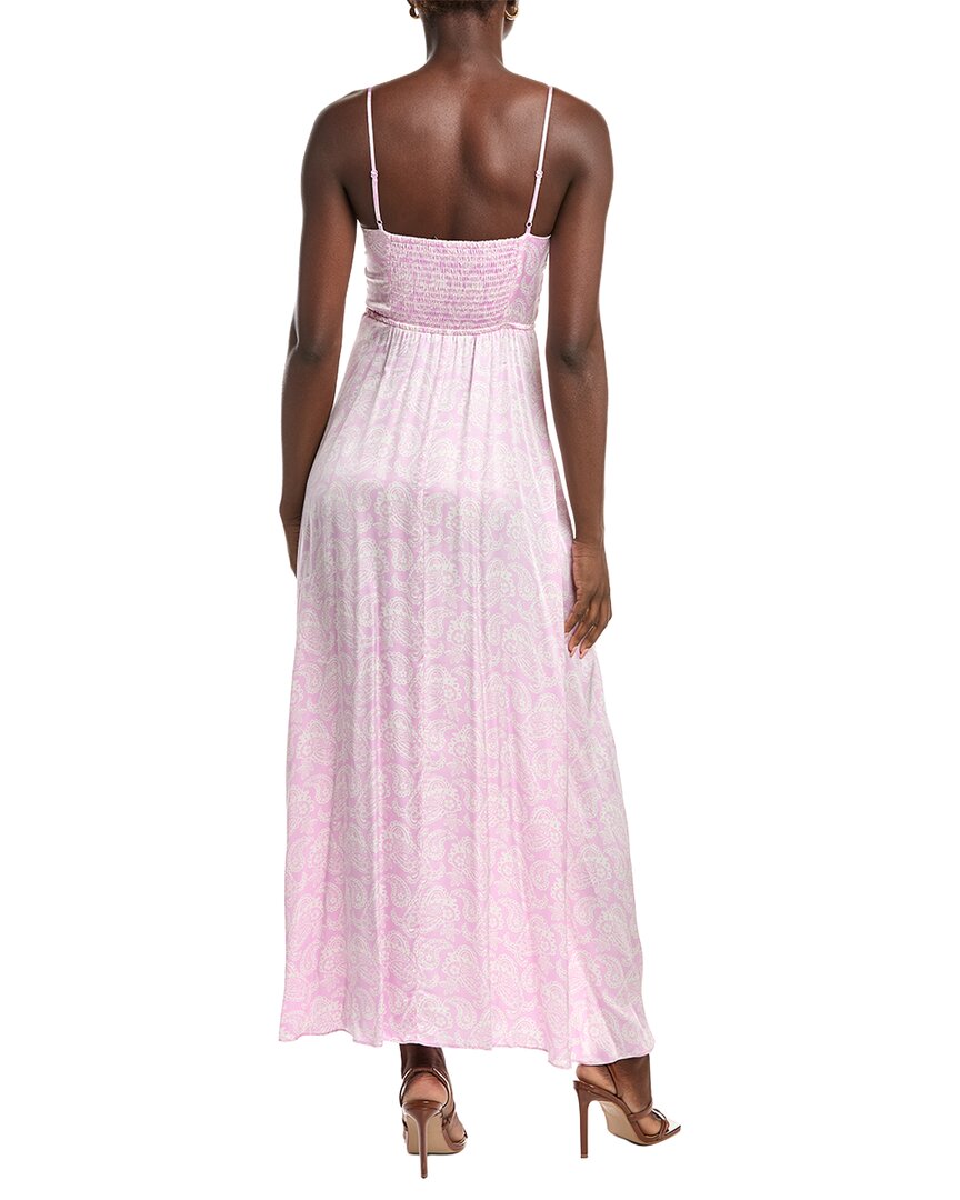 Maje Cutout Waist Maxi Dress
