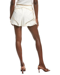 Maje Crochet Insert Short