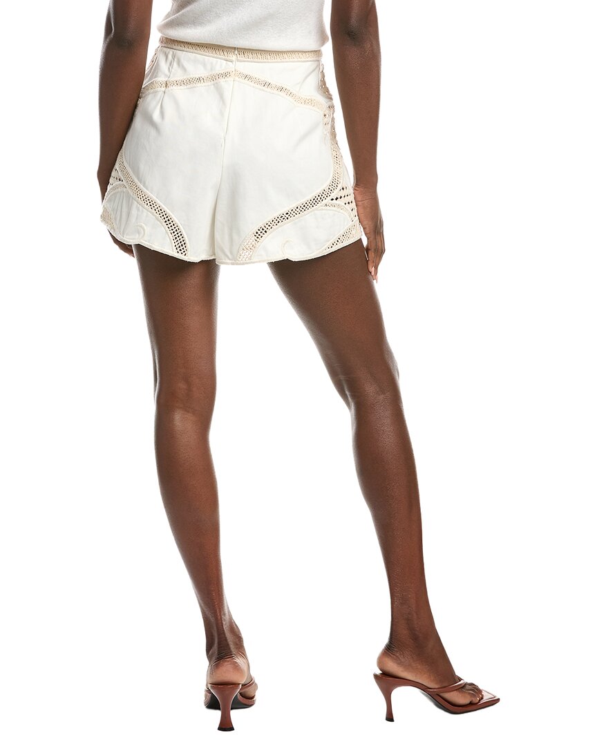 Maje Crochet Insert Short
