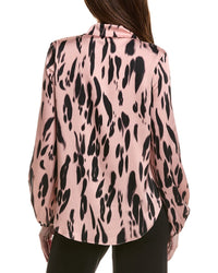 Joseph Ribkoff Cuff-Sleeves Printed Blouse