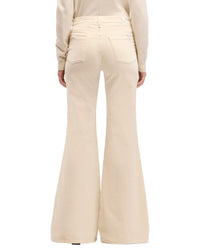 7 For All Mankind Retro Velvet Natural Flare Leg Jean