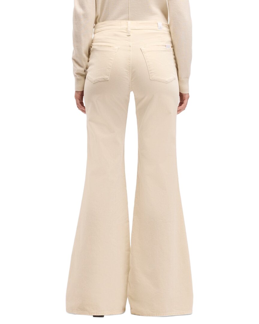 7 For All Mankind Retro Velvet Natural Flare Leg Jean
