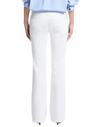 7 For All Mankind Original Tailorless Broken Twill White Bootcut Jean