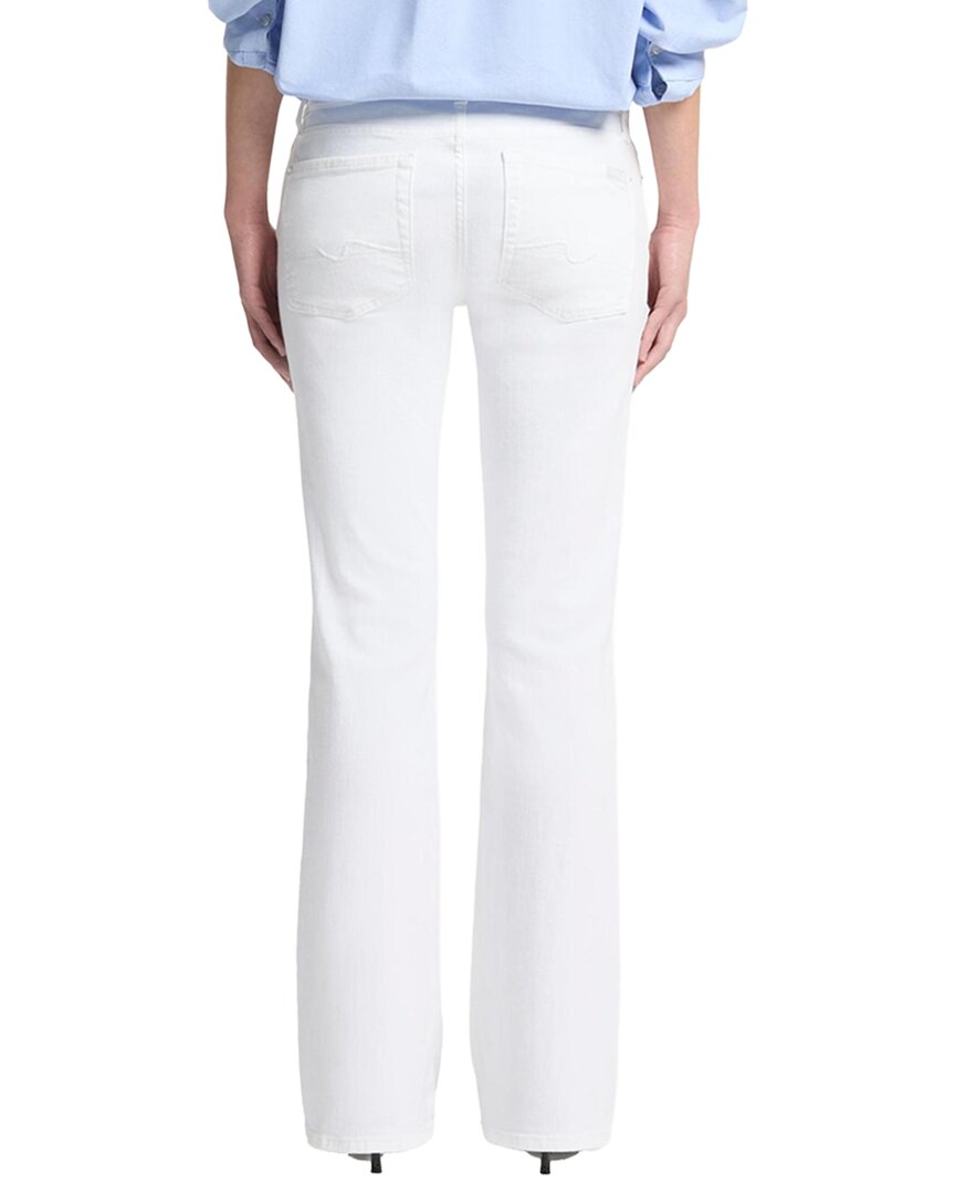 7 For All Mankind Original Tailorless Broken Twill White Bootcut Jean
