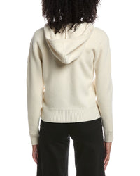 Moncler Cashmere & Wool Zip Up Hoodie