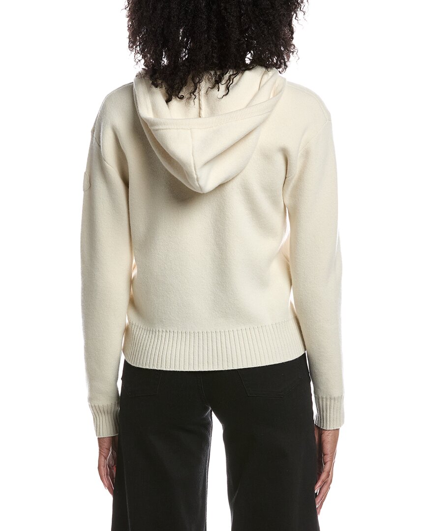 Moncler Cashmere & Wool Zip Up Hoodie