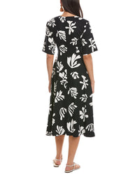 Marella Molise Linen-Blend Midi Dress