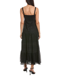 Marella Bavero Eyelet Maxi Dress