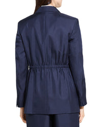 Theory Oversized Silk Blazer
