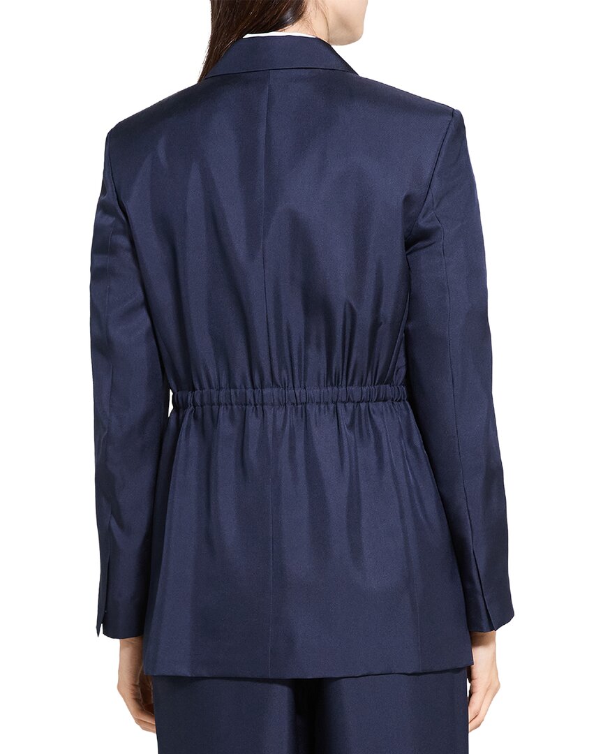 Theory Oversized Silk Blazer