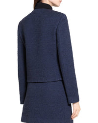 Theory Crew Neck Clean Wool-Blend Jacket