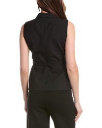 Theory Tie Waist Wool-Blend Vest