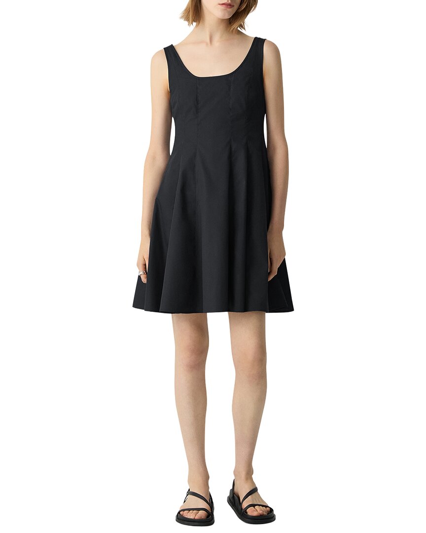 Theory Sleeveless Seam Flare Dress