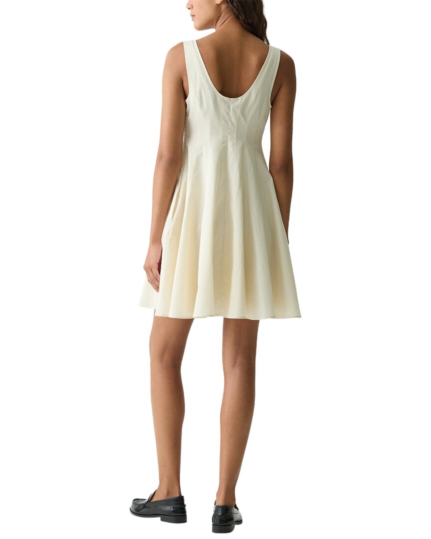 Theory Sleeveless Seam Flare Dress
