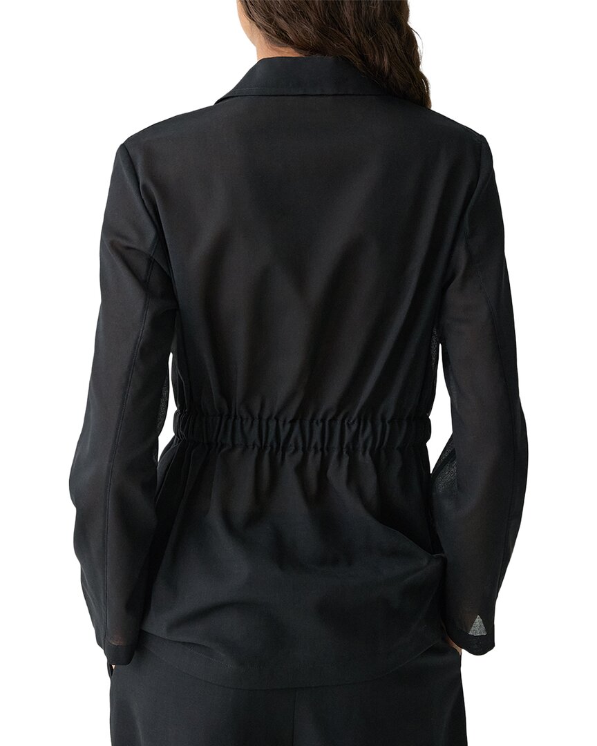 Theory Cinch Waist Wool-Blend Jacket