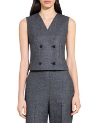 Theory Shrunken Wool Vest