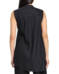 Theory Sleeveless Tunic Linen-Blend Dress