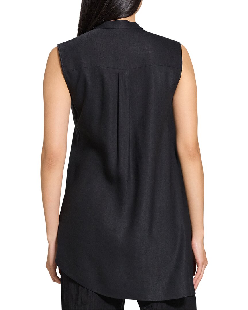 Theory Sleeveless Tunic Linen-Blend Dress