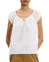 Theory Easy Tie Blouse Woven Top