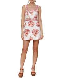 Avec Les Filles Embroidered Mini Dress