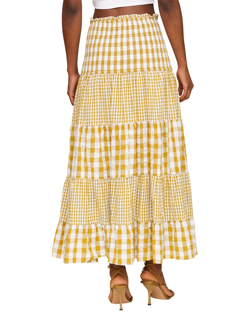 Avec Les Filles Tiered Maxi Skirt