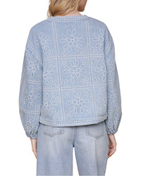 Avec Les Filles Embroidered Barn Jacket
