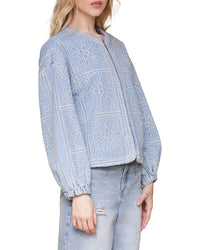 Avec Les Filles Embroidered Barn Jacket