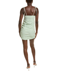 Chaser Delia Linen-Blend Mini Dress