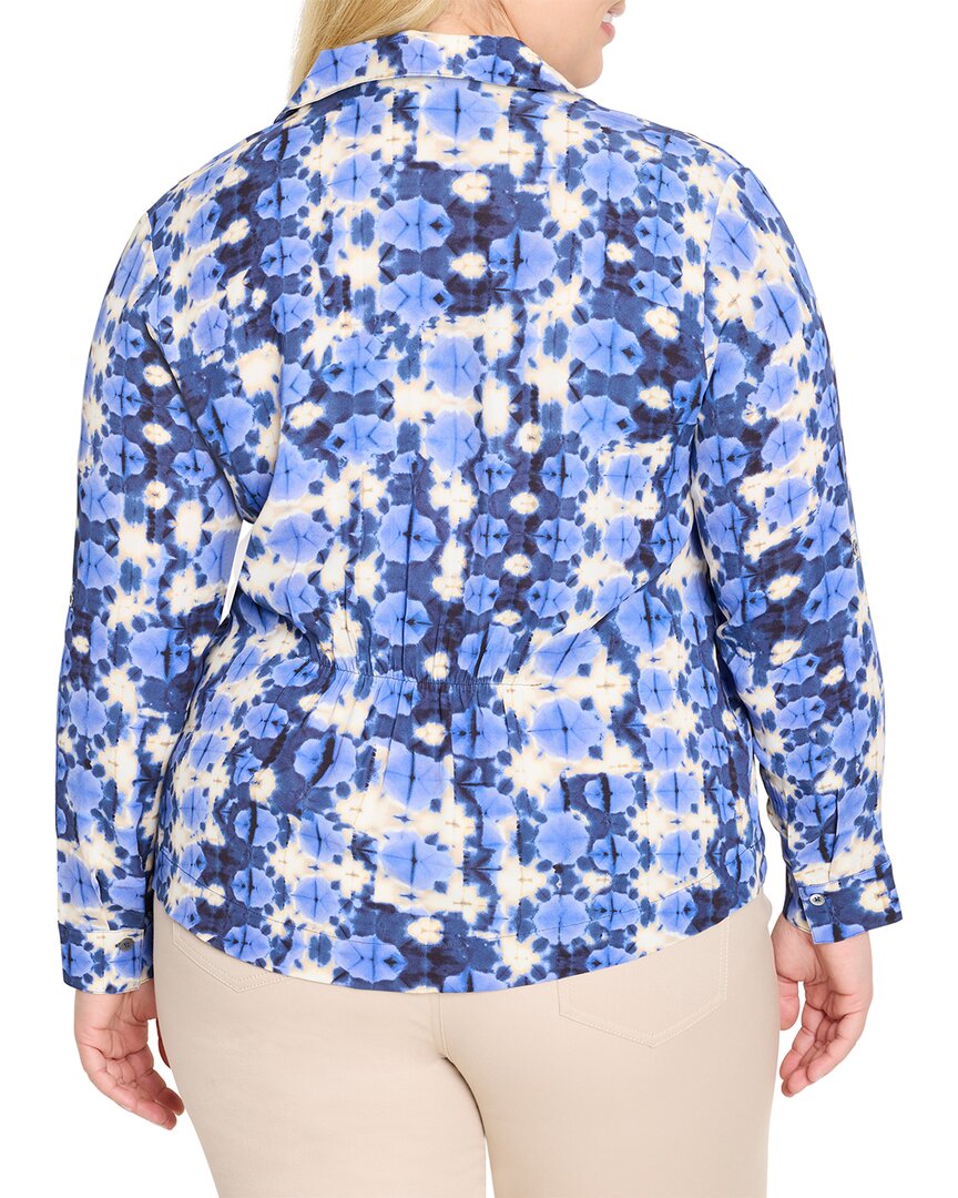 Nic+Zoe Plus Shibori Stone Shirt