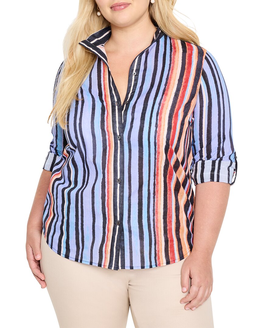 Nic+Zoe Plus Painted Peninsula Shirt