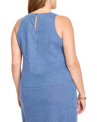 Nic+Zoe Plus Rumba Linen Pop On Top