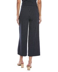 Nic+Zoe Petite Destination Stripe Wide-Leg Knit Pant