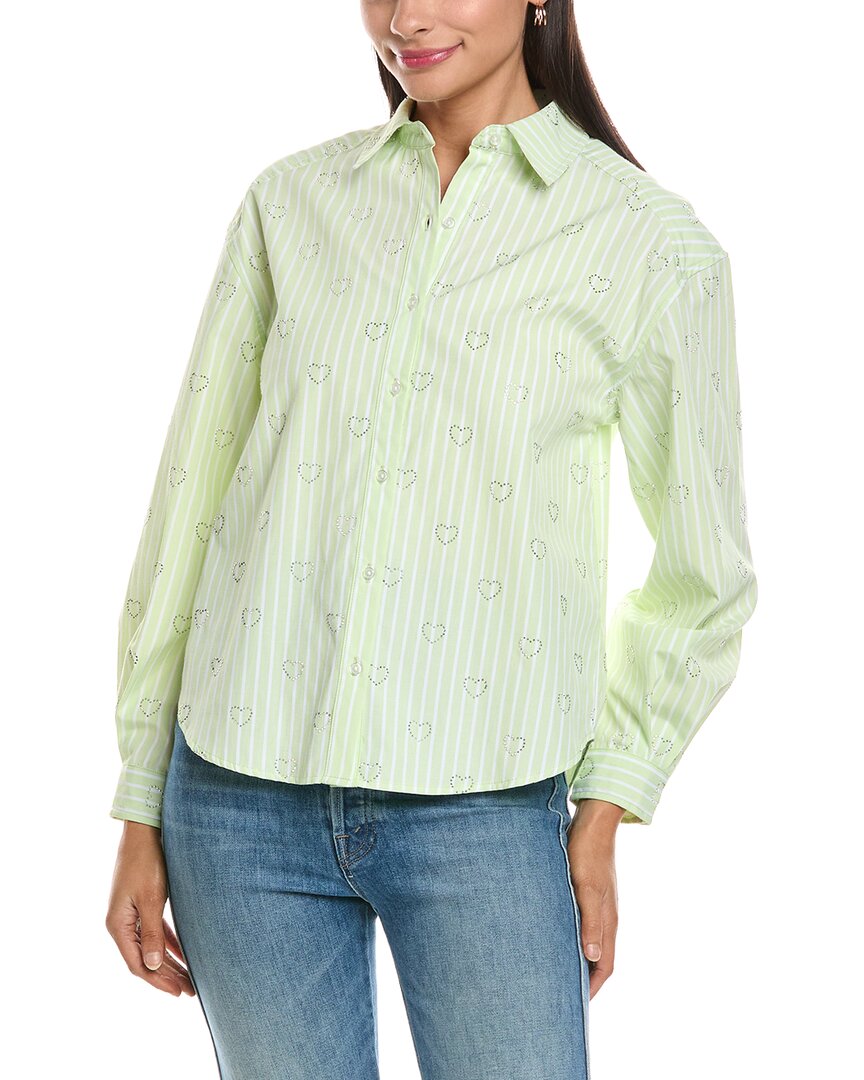 Nanette Nanette Lepore Rhinestone Hearts Shirt